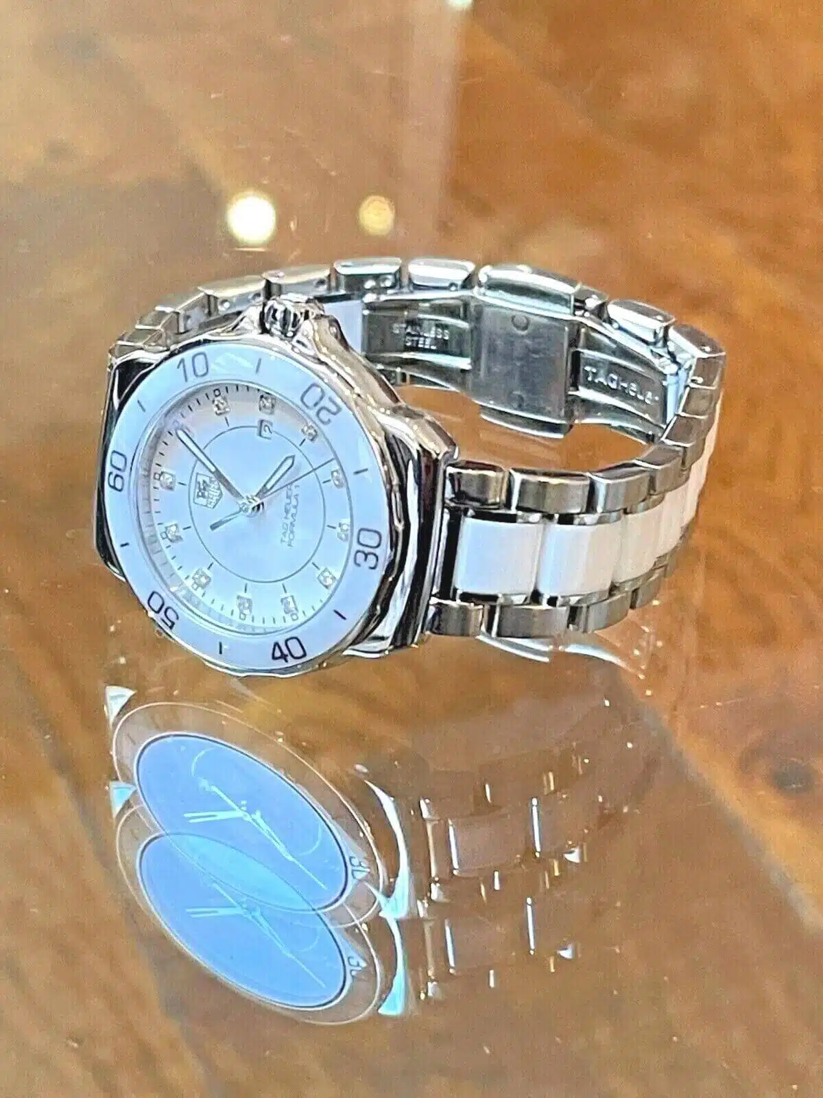 TAG Heuer フォーミュラ1 SSセラミック　WAH1315 ダイヤ Tag Heuer Formula 1 WAH1315 Lady - Luxury Watch Group