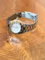 Pre-owned Tag Heuer Gold and Steel ladies watch