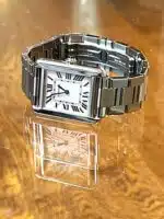 Cartier Tank Solo 3170 24mm x 31mm Ladies steel watch