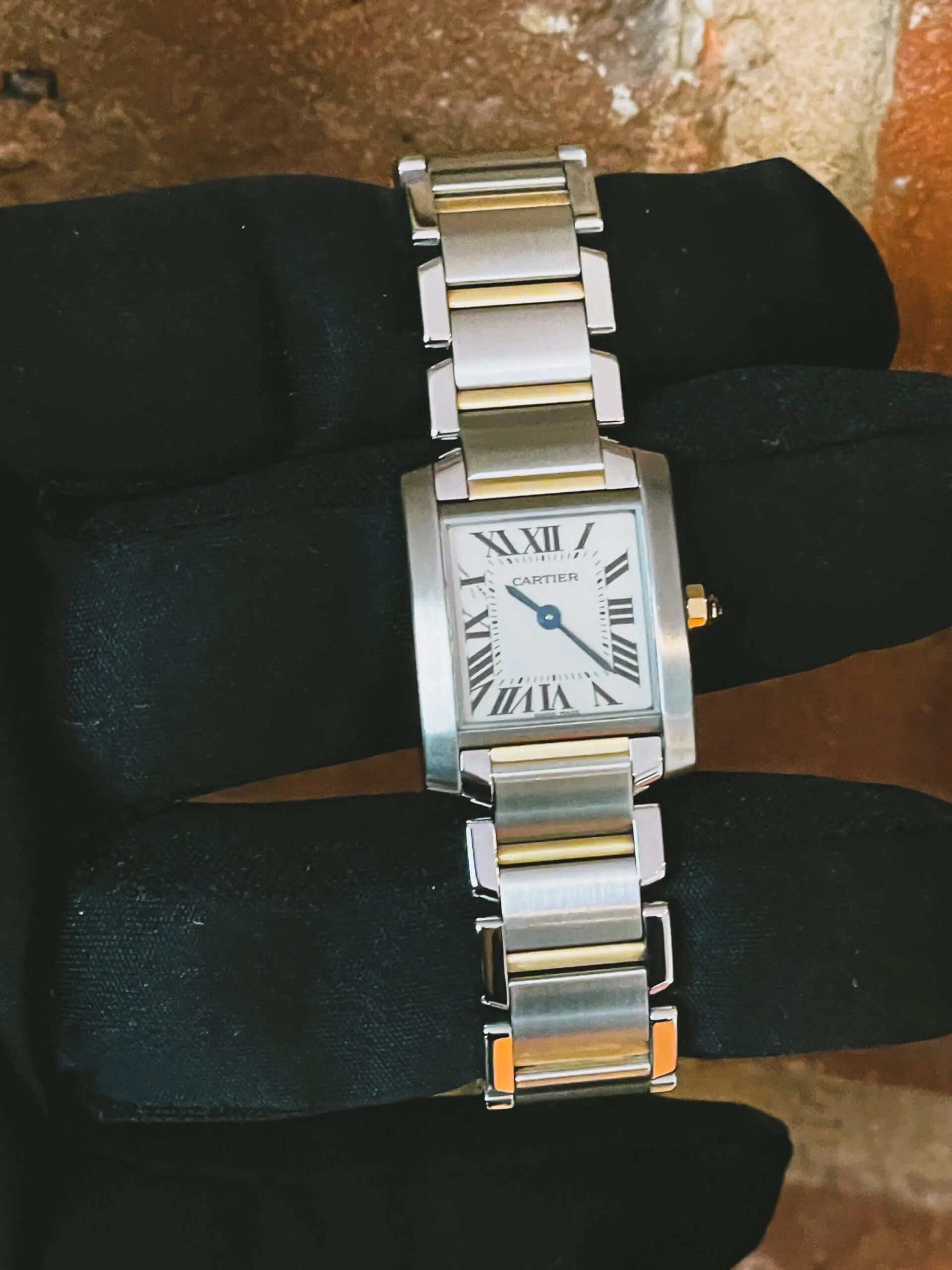 Cartier Tank Francaise 2384 20mm Bi-Metal Ladies - Luxury Watch Group