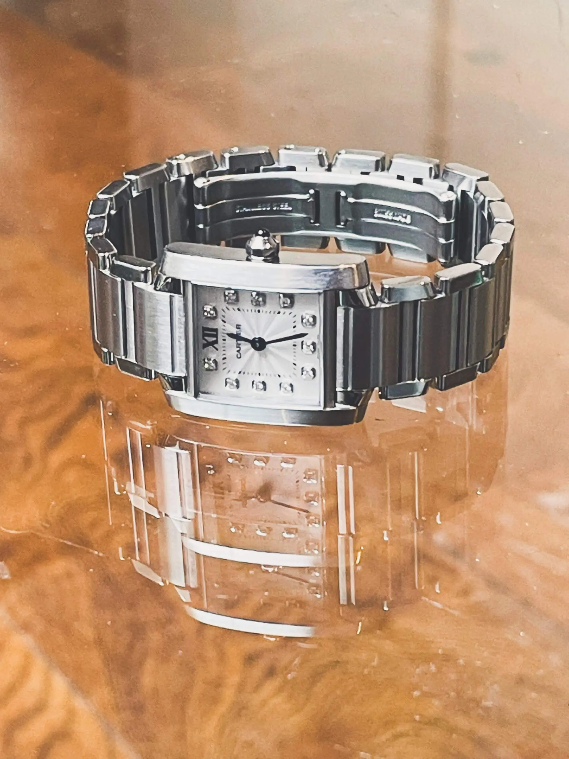 Cartier Tank Francaise 3217 Diamond 20mm Ladies Cartier Tank Francaise 3217 Diamond 20mm Ladies - Image 1