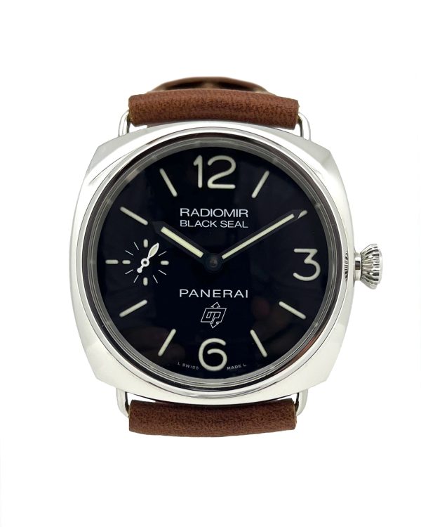Panerai Radiomir PAM00380, black dial, brown