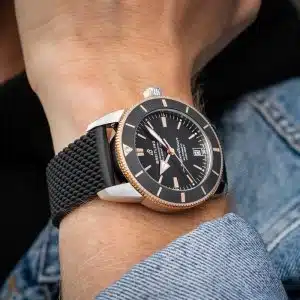 Breitling Superocean in black and gold