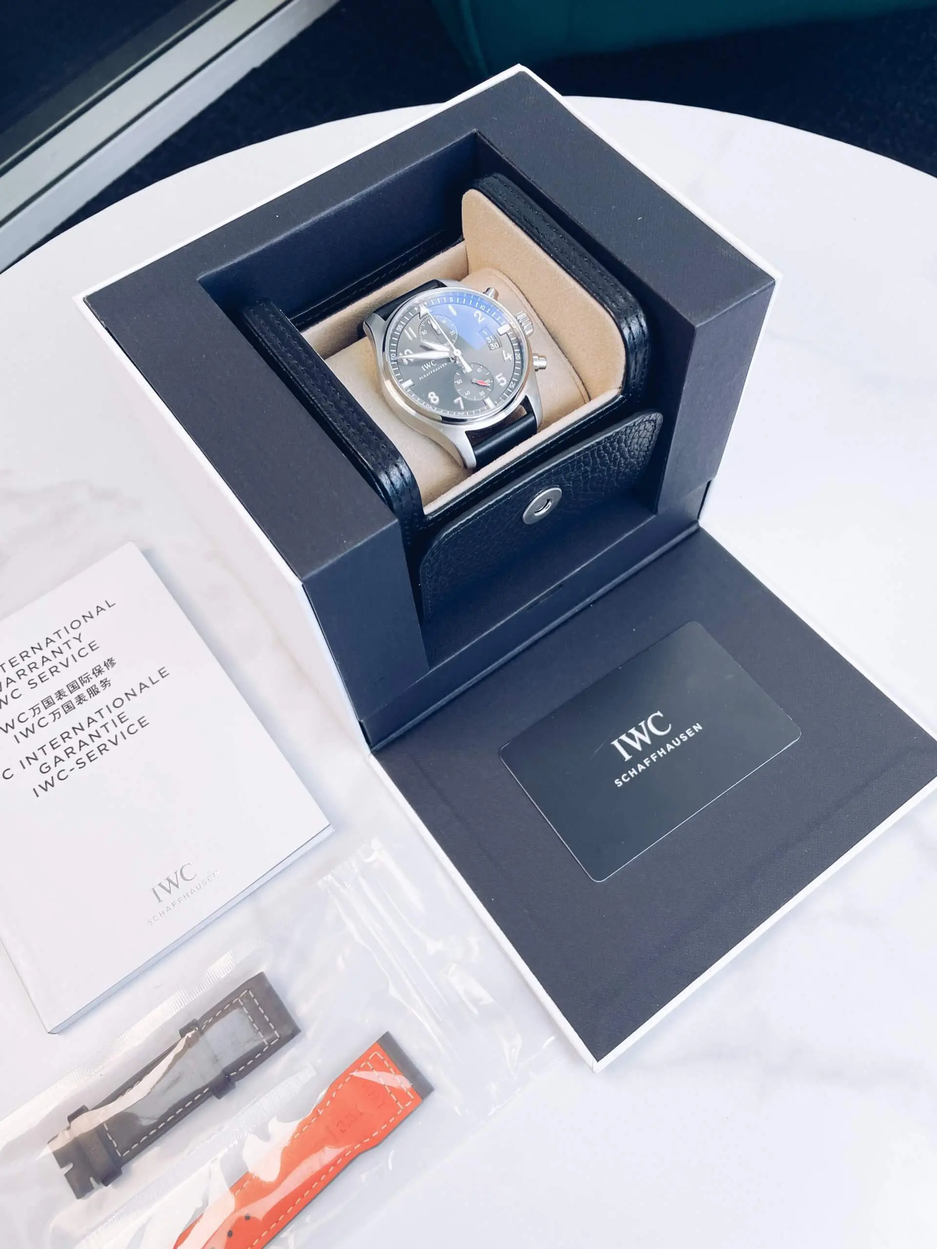 IWC Pilot Spitfire Chronograph IW387802 43mm - Luxury Watch Group