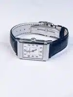 Jaeger LeCoultre Reverso Duetto Q2588422 with a unique reverse dial, silver and black with diamonds.