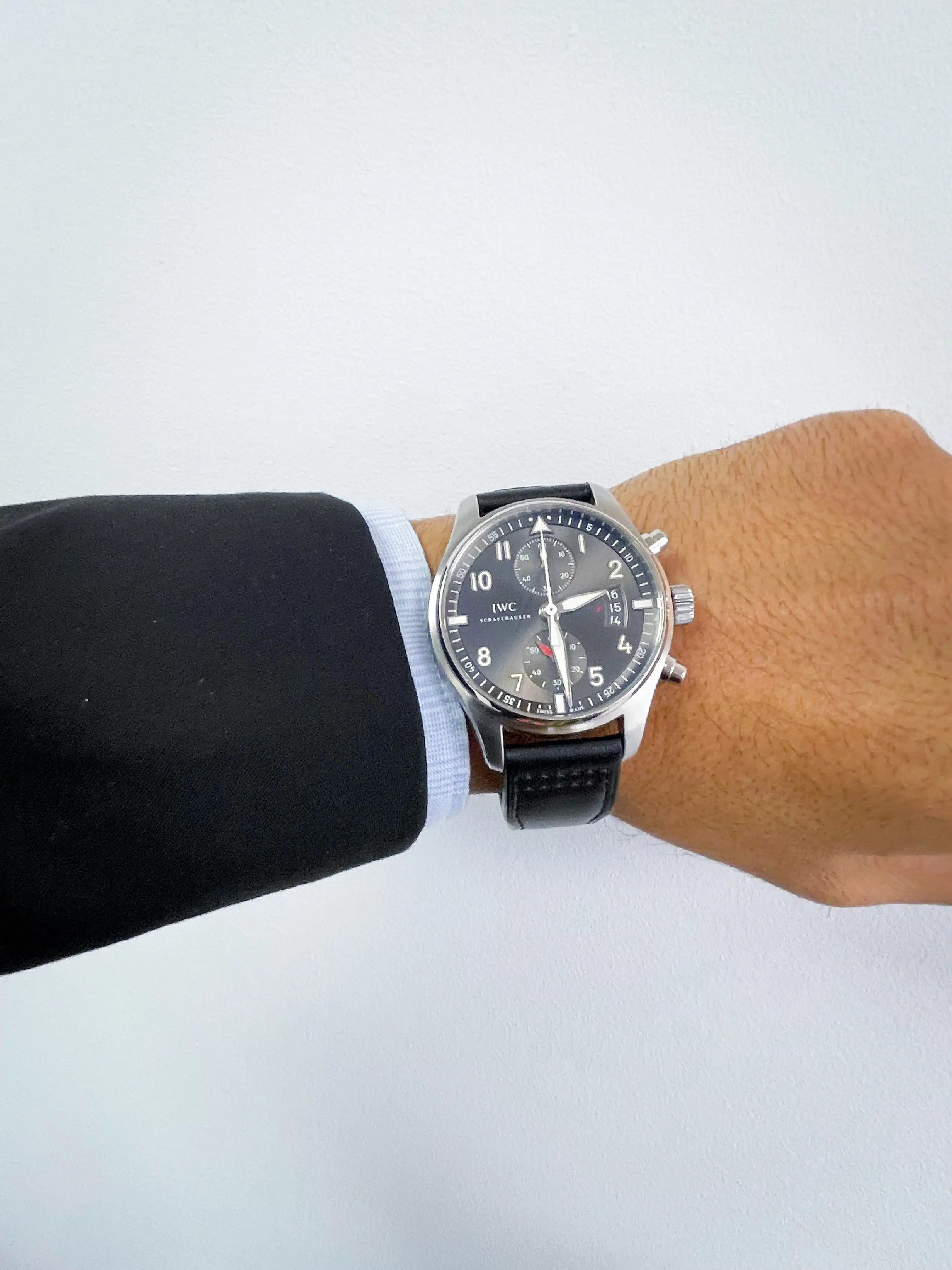 IWC Pilot Spitfire Chronograph IW387802 43mm - Luxury Watch Group