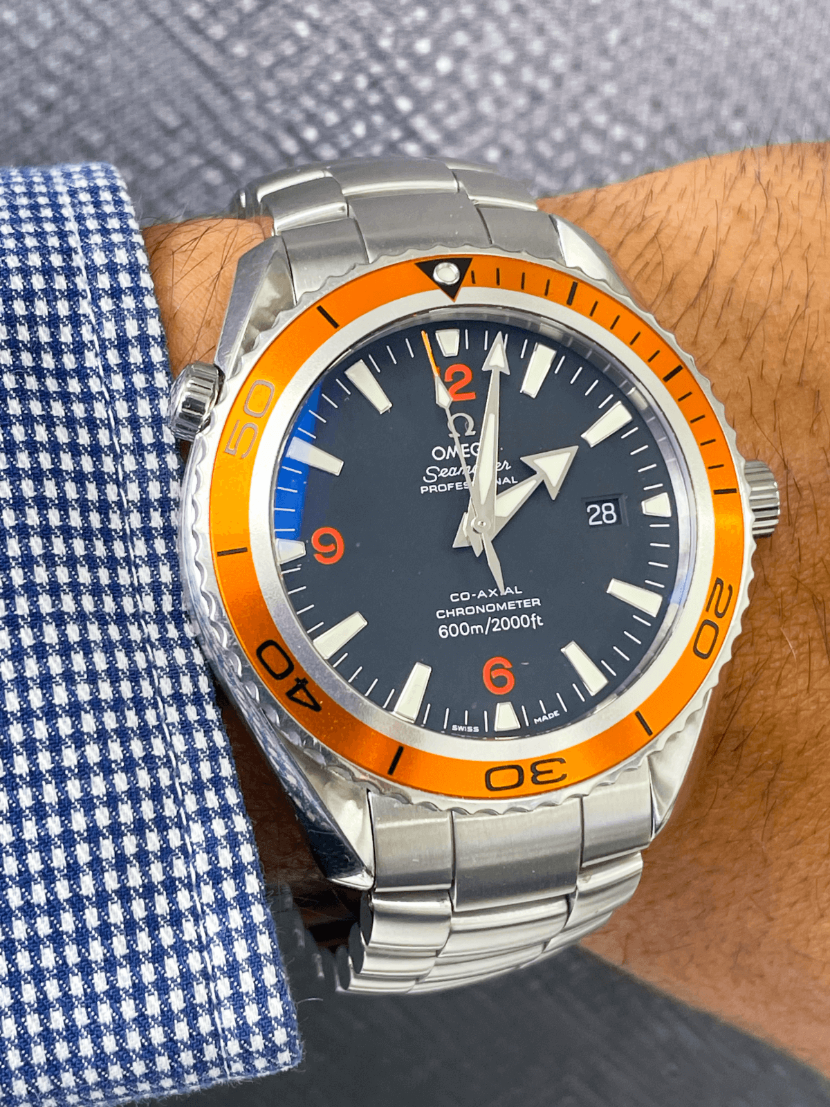 Omega Seamaster Planet Ocean 600m 2208.50.00 45mm - Image 2