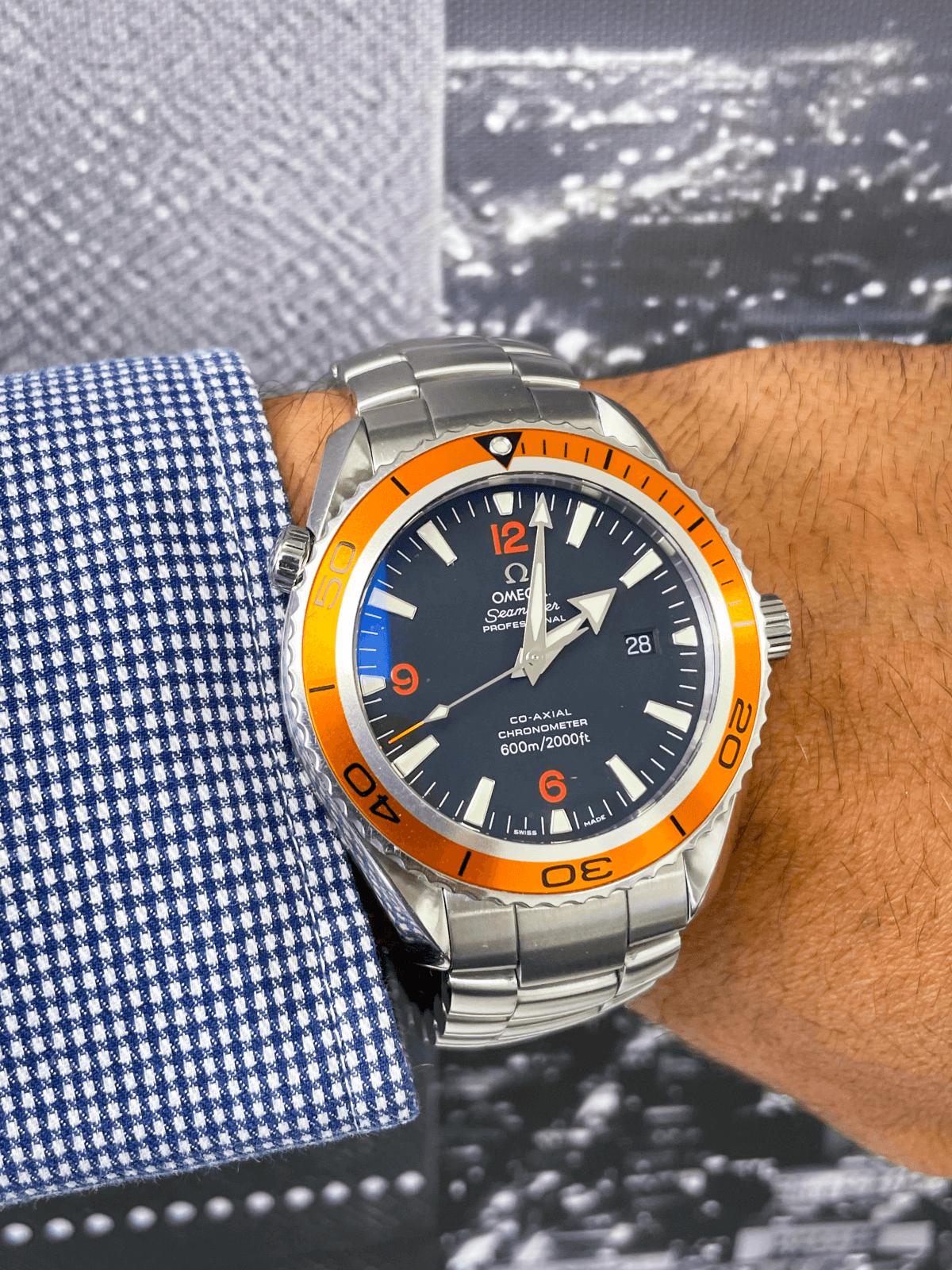 Omega Seamaster Planet Ocean 600m 2208.50.00 45mm - Image 3