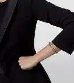 Cartier Just un Clou Diamond Bracelet in 18k white gold, size 16.