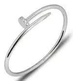 Cartier Just un Clou Diamond Bracelet Size 16 18k White