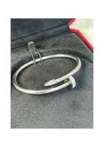 Cartier Just un Clou Diamond Bracelet Size 16 - Image 4