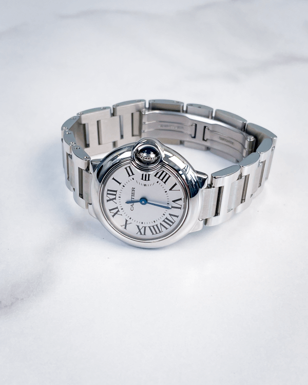 Cartier Ballon Bleu WW69010Z4 28mm white dial and stainless steel ladies watch