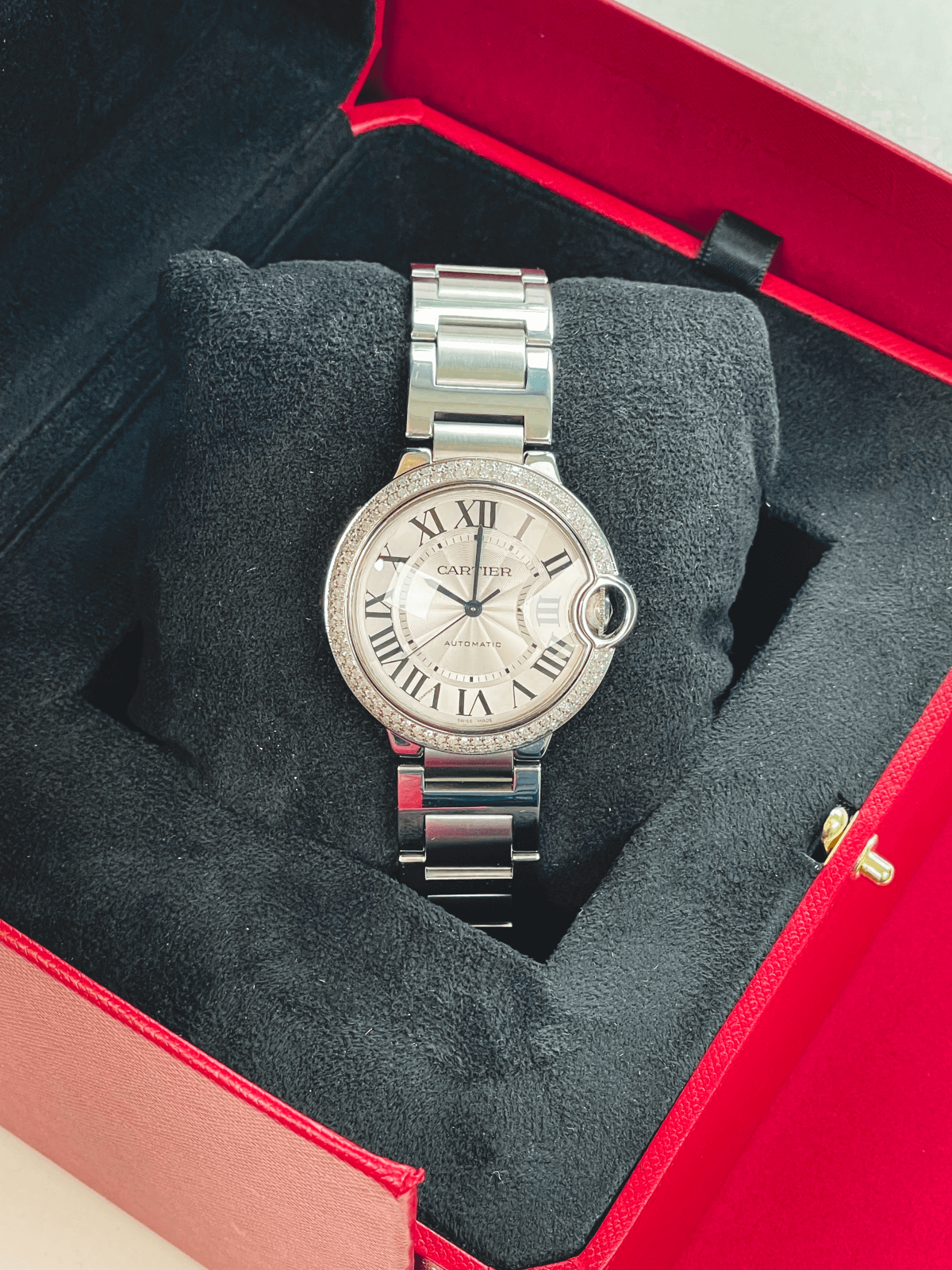 Cartier Ballon Bleu W6920046 36mm Diamond Watch - Image 8