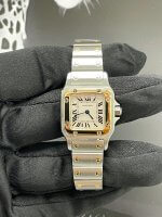Cartier Santos Galbee 1567 18ct Gold 24mm Ladies - Image 2