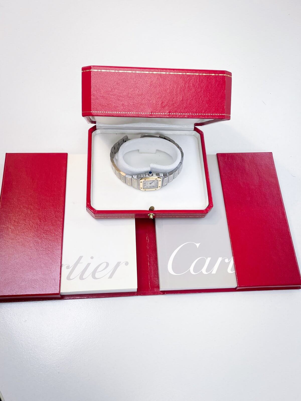 Cartier Santos Galbee 1567 18ct Gold 24mm Ladies - Image 9