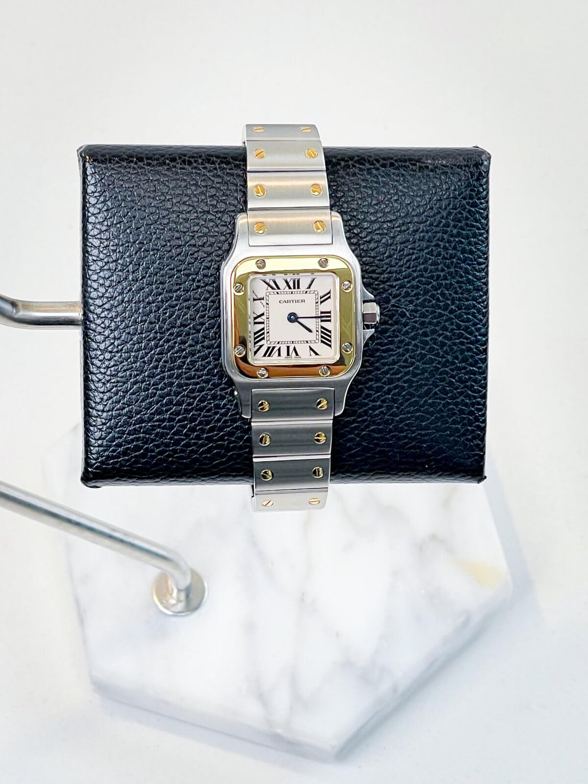 Cartier Santos Galbee 1567 18ct Gold 24mm Ladies - Image 3