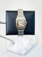 Cartier Santos Galbee 1567 18ct Gold 24mm Ladies - Image 3