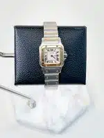 Cartier Santos Galbee 1567 18ct Gold 24mm Ladies - Image 3