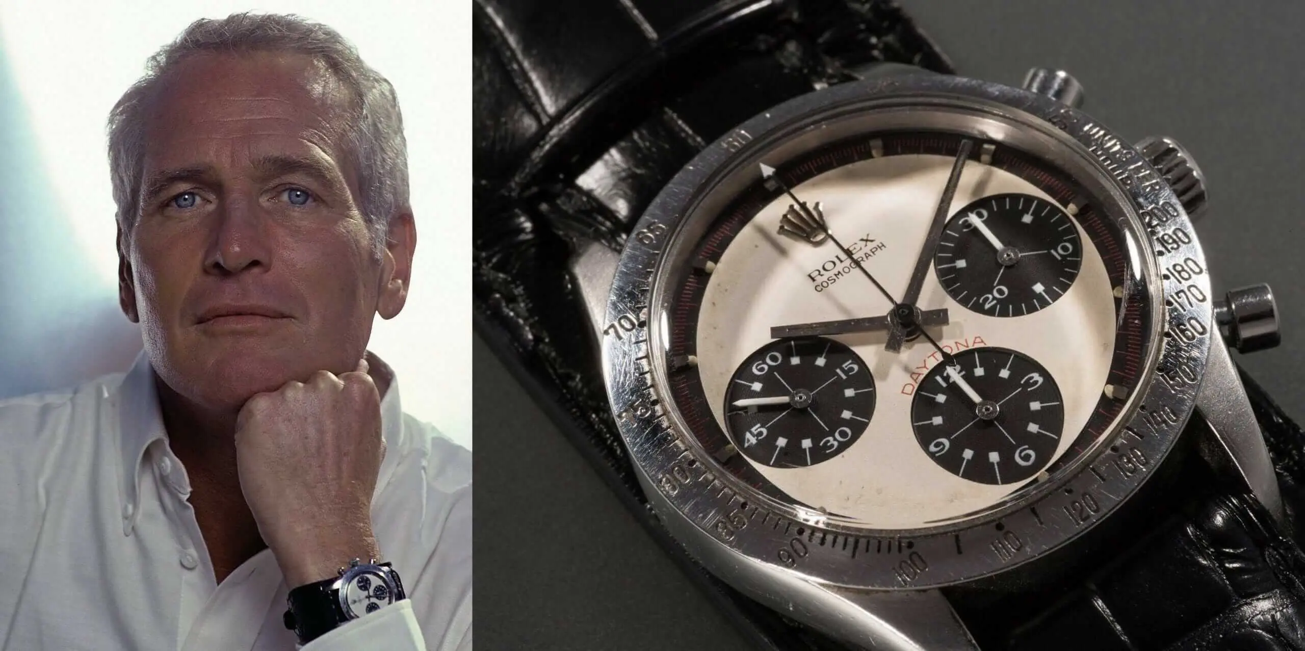 A blog outlining the most legendary watches used in Hollywood film, including the Paul Newman Rolex Daytona, and Steve McQueen's Tag Heuer Monaco