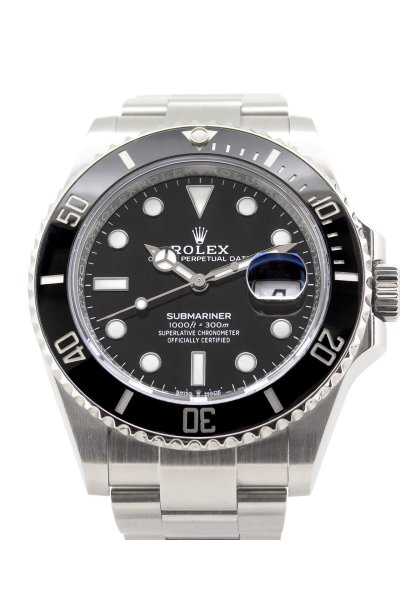 Rolex Submariner 126610LN 41mm mens watch with a black dial and oyster bracelet
