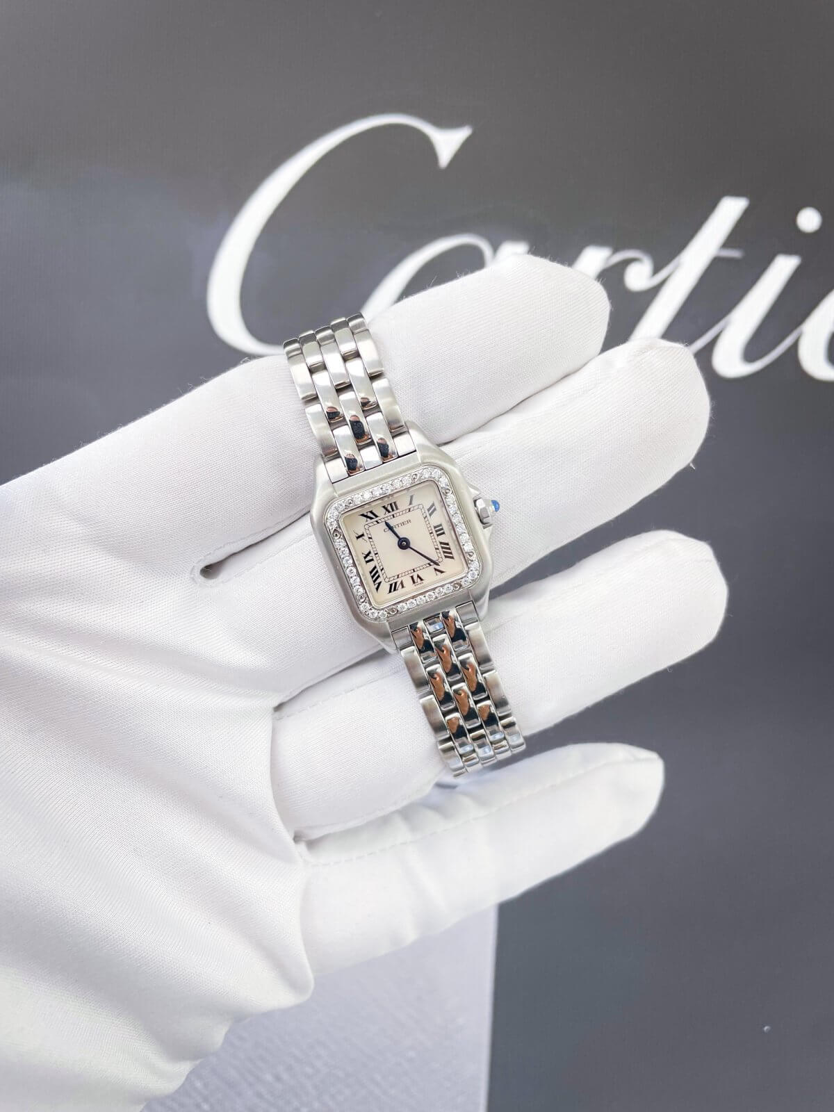 Cartier Panthere 1320 22mm Diamond Ladies - Image 5