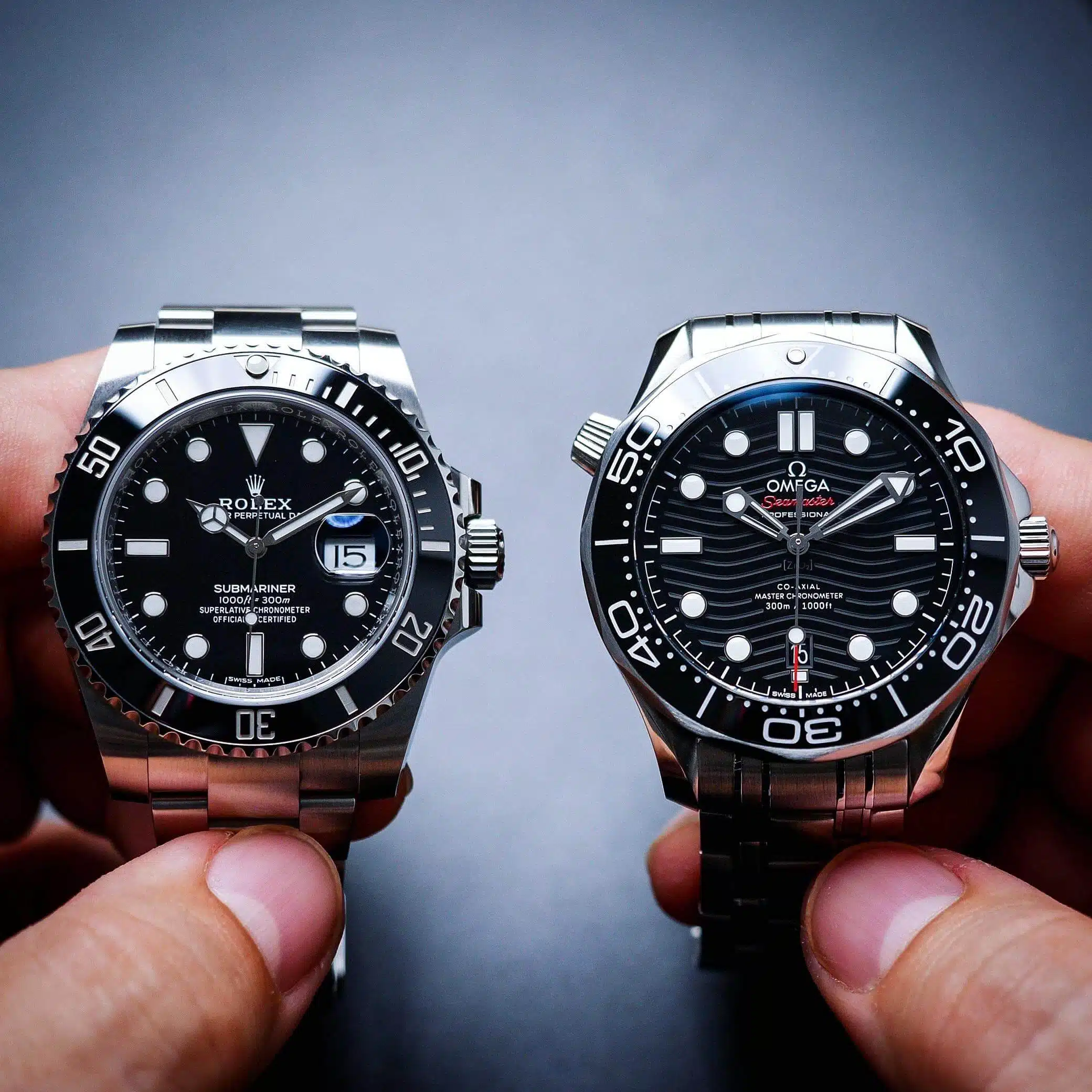 A blog post outlining the battle of Omega vs Rolex.