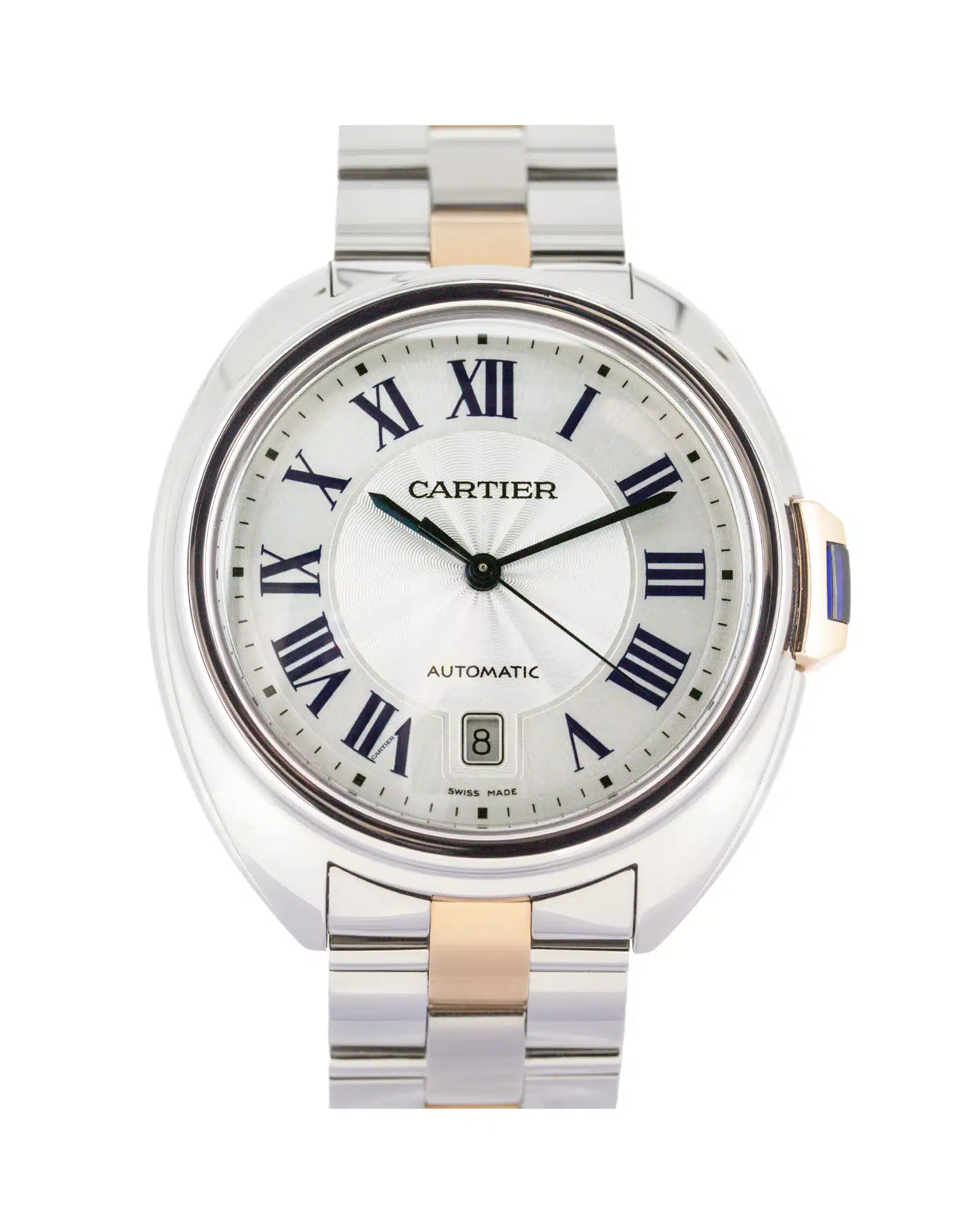 Cartier Cle De Cartier W2CL0002 40mm Cartier Cle De Cartier W2CL0002 40mm silver dial, Steel and Rose Gold bracelet.
