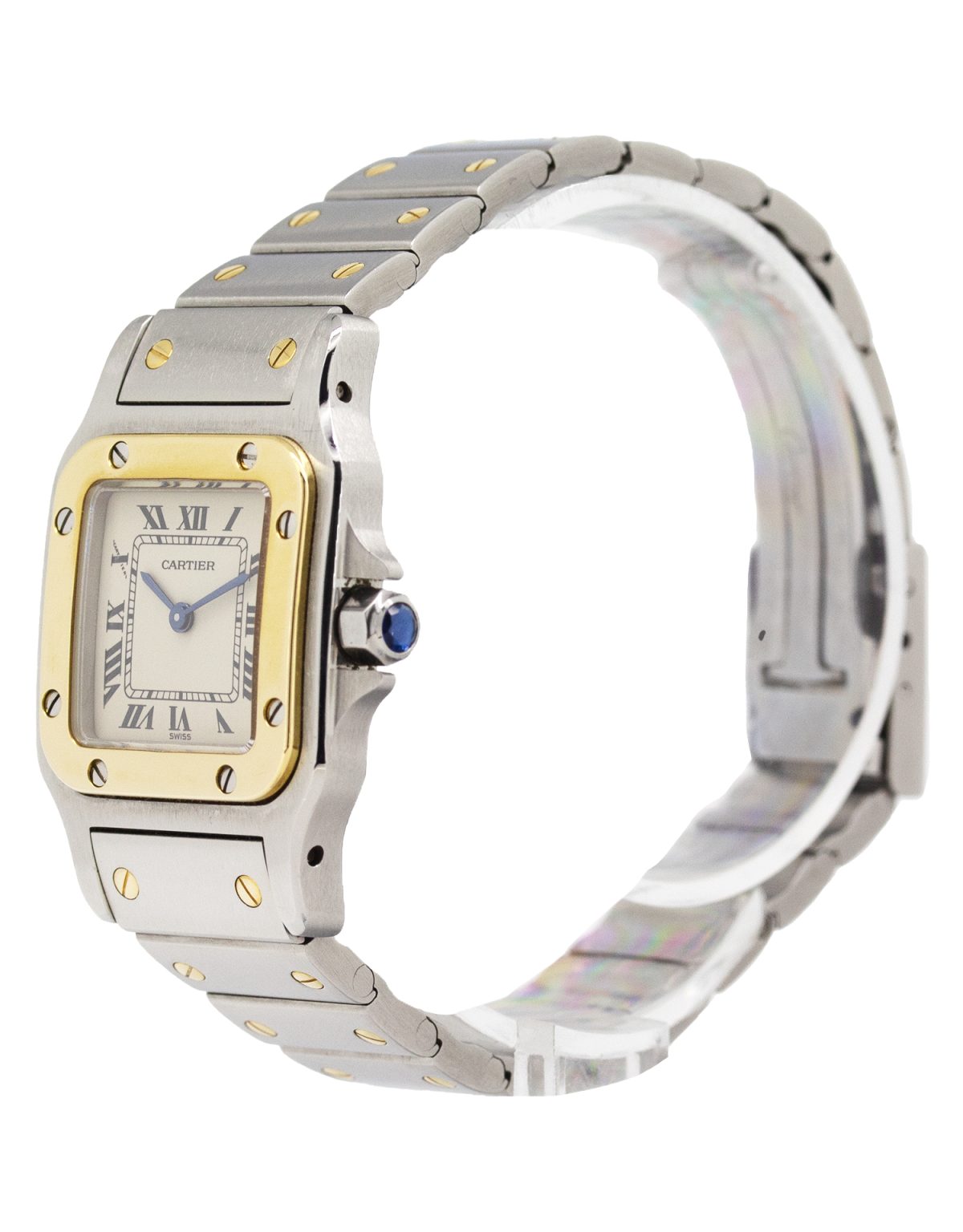Cartier Santos Galbee 1567 18ct Gold 24mm Ladies - Image 4
