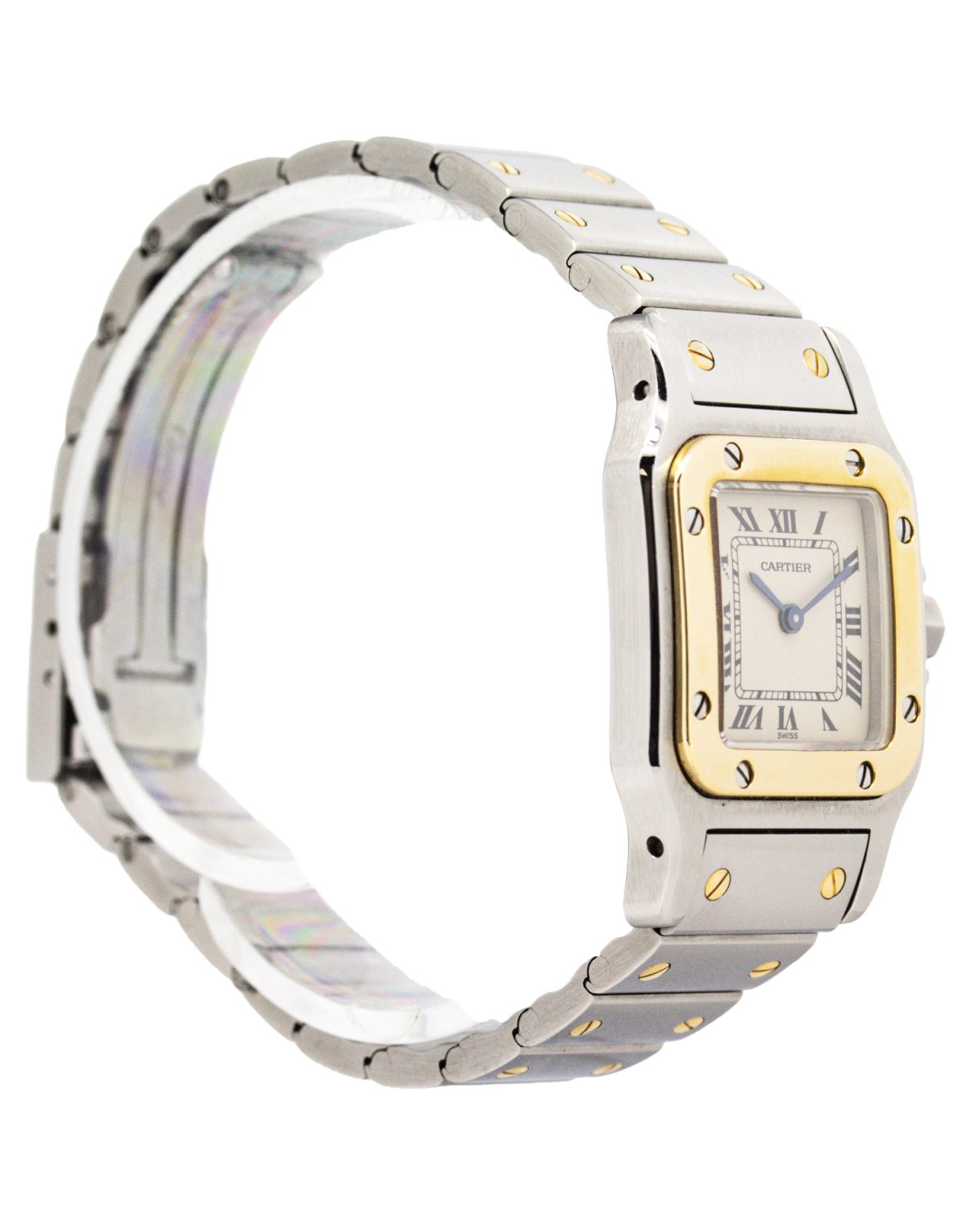 Cartier Santos Galbee 1567 18ct Gold 24mm Ladies - Image 3