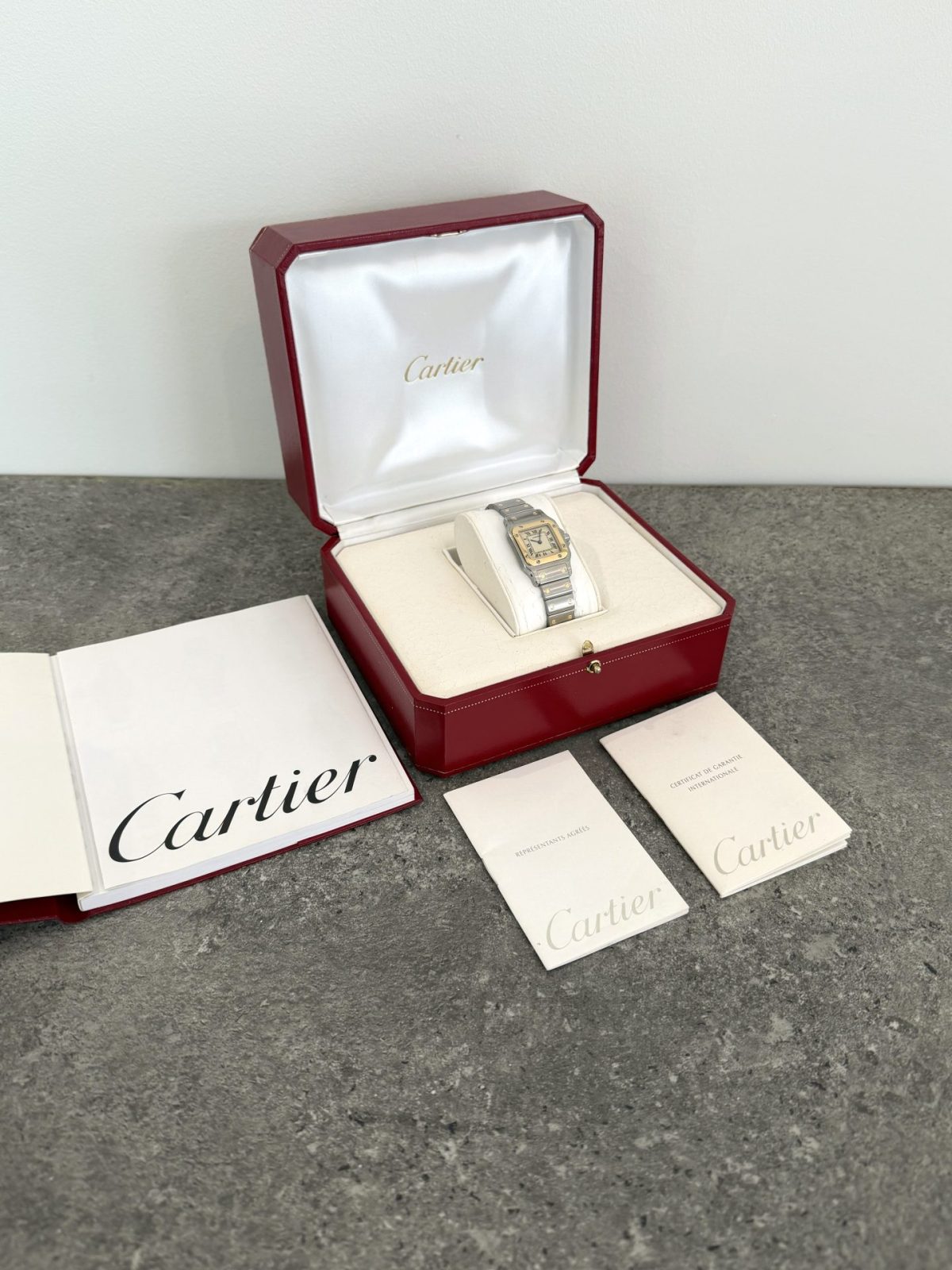 Cartier Santos Galbee 1567 18ct Gold 24mm Ladies - Image 7