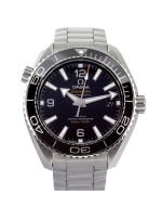 Omega Seamaster Planet Ocean 215.30.40.20.01.001 39mm black ceramic dial and stainless steel bracelet.