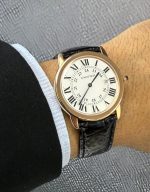 Cartier Ronde Solo W6701008 18ct Gold Men's Watch 36mm - Image 2