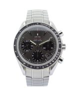 Omega Speedmaster Date 323.30.40.40.06.001 40mm case, rhodium grey dial, stainless steel bracelet, chronograph pushers