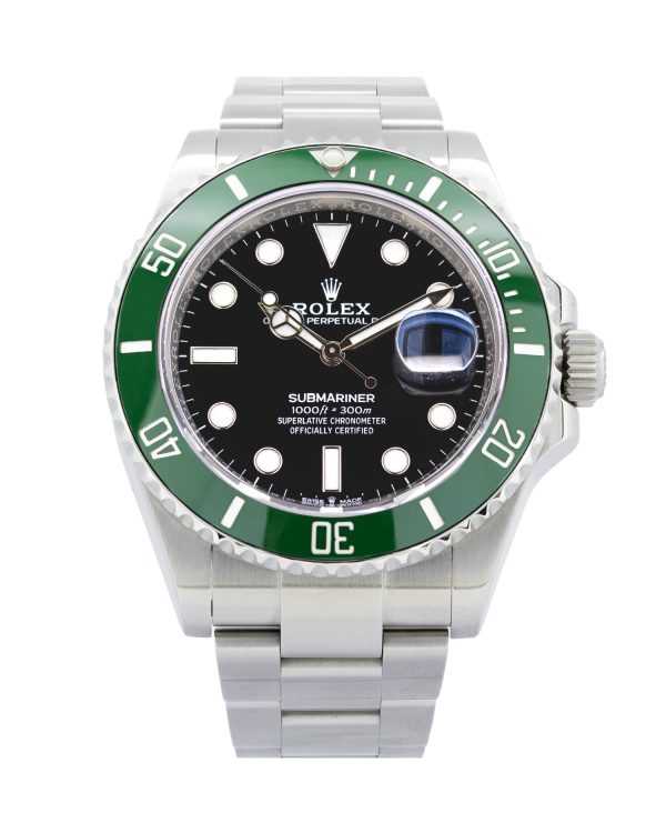 Rolex Submariner 126610LV 'Starbucks' 41mm, black dial, green ceramic bezel, stainless steel case and bracelet