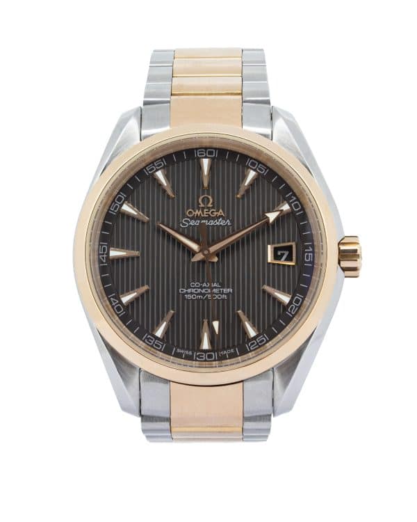 Omega Seamaster Aqua Terra 150M Co-Axial Chronometer 41.5mm 231.20.42.21.06.001 grey dial steel and rose gold men's watch