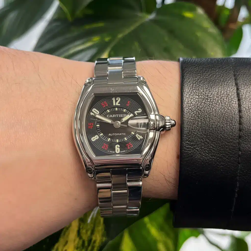 cartier roadtser on arm