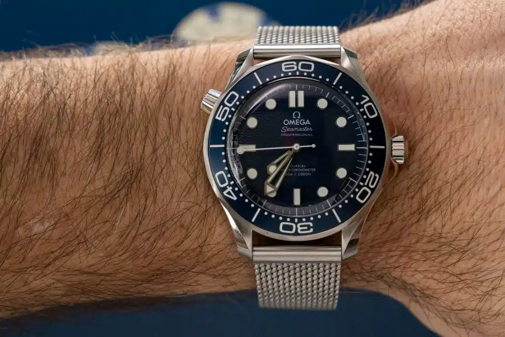 omega seamaster on arm omega vs cartier
