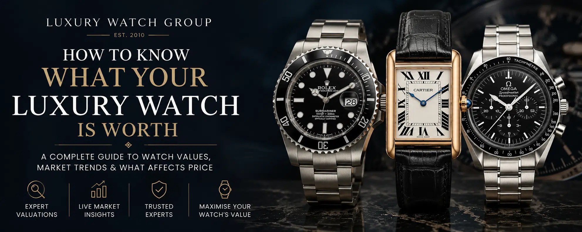 banner for how to know what your watch is worth