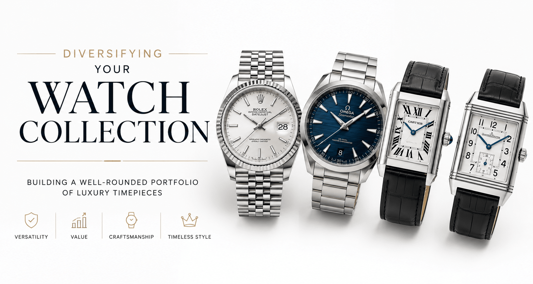 Diversifying you watch collection banner