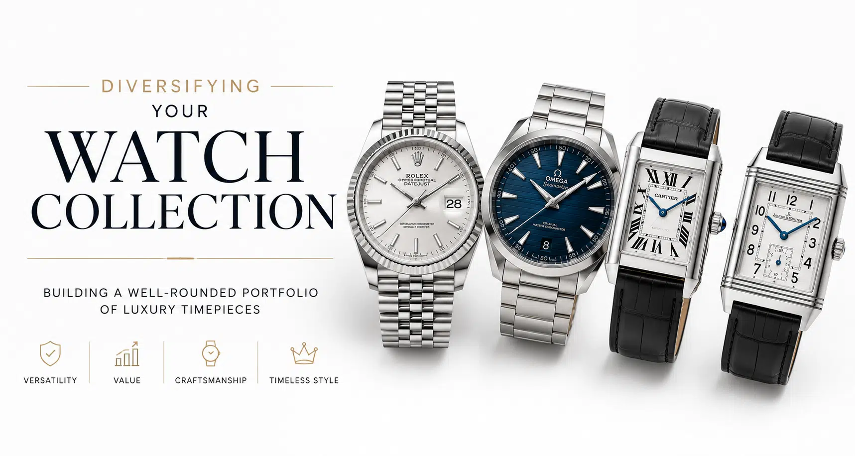 Diversifying you watch collection banner