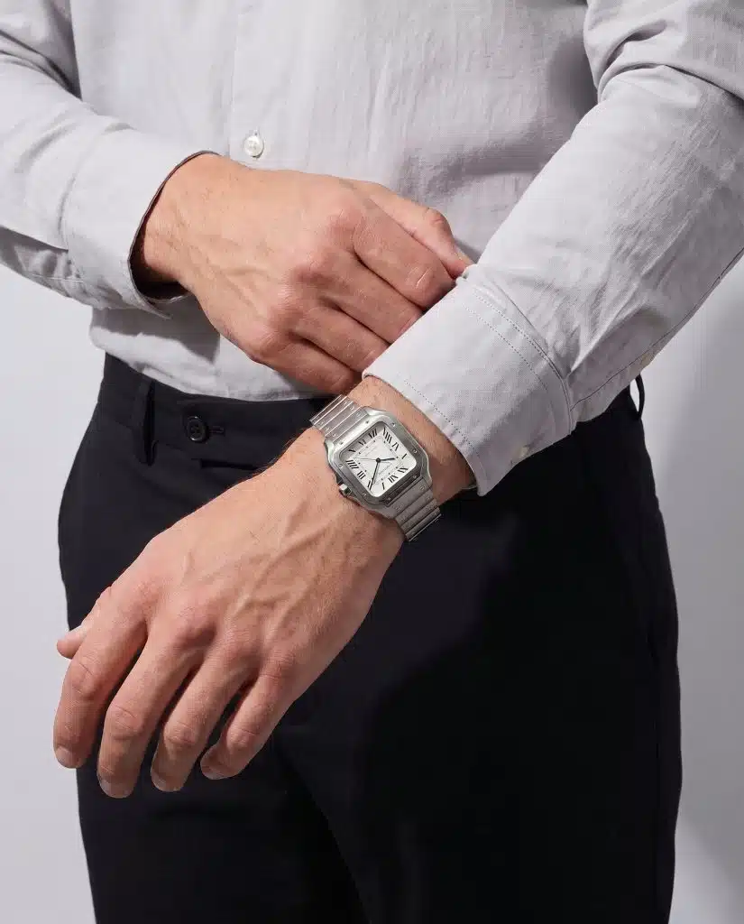 Cartier Santos on man